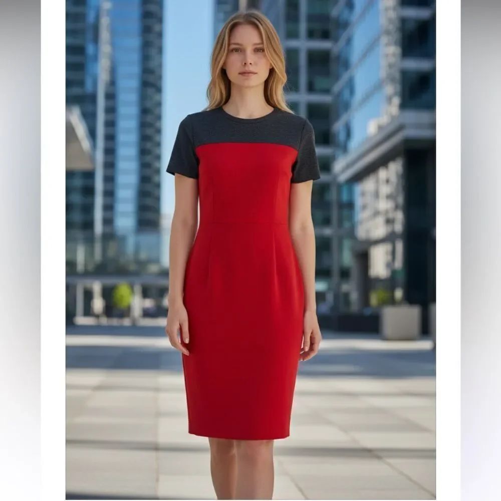 RACHEL ROY, XS, midi tapered fitting dress, zippered back, great condition